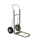 image of Forbes Industries 1552 Standard Bellman's Handtruck w/ 24"L Dropnose, Brushed Stainless Steel