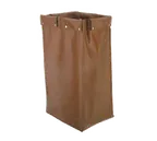 image of Forbes Industries 18-NL Heavy Duty Nylon Brown Housekeeping Bag - 21"W X 10"D X 34"L