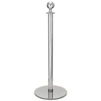 image of Forbes Industries 2725 Polished Stainless Steel Stanchion 