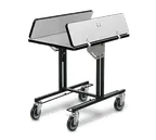 image of Forbes Industries 4972 Table, 35-1/2" x 39-1/2", Laminate Top, Black Steel Frame, Ultra‑Lock