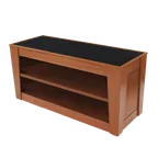 image of Forbes Industries 5202-6 Mobile Induction Table w/ Trend Glass/Stone Countertop 