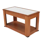 image of Forbes Industries 5206-5-H2 Mobile Induction Table w/ (2) Left & Right Holding/Warming Units