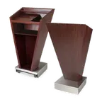 image of Forbes Industries 5890 Floor Podium w/ (1) Shelf, (2) Wheels