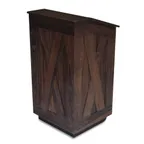 image of Forbes Industries 5906 Floor Rustica Podium w/(1) Center Shelf