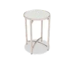 image of Forbes Industries 7025T-30 EcoFlex Elite Trend Series Round Collapsible Table, 24" Dia. x 30"H, Trend Material, Stainless Steel Frame