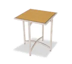 image of Forbes Industries 7027L-24 EcoFlex Elite Lam Series Square Collapsible Table, 30"W x 30"D x 24"H, Two-Sided Laminate Top