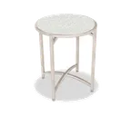 image of Forbes Industries 7033T-42 EcoFlex Elite Trend Series 30" Round Collapsible Table with Stainless Steel Frame and Trend Material Top, 42"H