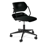 image of Forbes Industries AB025A14H## Acton Caster Base Task Armless Chair w/ Soft Caster with Brake 
