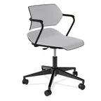image of Forbes Industries AB115A13H## Acton Caster Base Upholstery Task Chair w/ Arms with Arm Caps