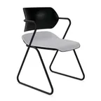 image of Forbes Industries ACAP000## Acton Stacker Upholstered Armless Chair - Standard Frame