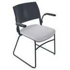 image of Forbes Industries FGA101###### NIMA™ Sled Base Desk Height Chair with Arms, Plastic Glides