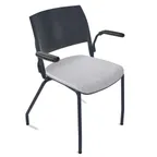 image of Forbes Industries FGD101###### Nima™ Upholstered Four Leg Desk Height Chair with Arms and Glides