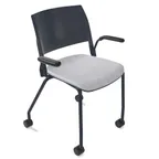 image of Forbes Industries FGD102###### Nima™ Upholstered Four Leg Desk Height Chair with Arms
