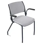 image of Forbes Industries FGD201###### Nima™ Upholstery Four Leg Desk Height Chair with Arms