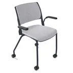 image of Forbes Industries FGD203###### Nima™ Upholstery Four Leg Desk Height Chair with Arms