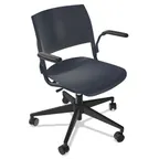 image of Forbes Industries FGE004###### Nima™ Swivel Base Desk Height Chair with Arms, Soft Caster with Brake 