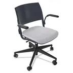 image of Forbes Industries FGE104###### Nima™ Swivel Base Desk Height Chair with Arms, Soft Caster with Brake 