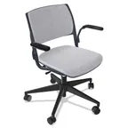 image of Forbes Industries FGE204###### Nima™ Upholstery Swivel Base Desk Height Chair with Arms