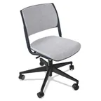 image of Forbes Industries FGE223###### Nima™ Armless Upholstery Swivel Base Desk Height Chair