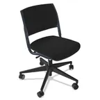 image of Forbes Industries FGE224###### Nima™ Armless Upholstery Swivel Base Desk Height Chair