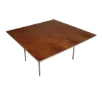 image of Forbes Industries HO7272 200 Series Square Folding Banquet Table, 72" x 72", 30"H, Plywood Top