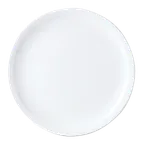 image of Steelite 11010700 10" Round Ceramic Plate, Narrow Rim, Dishwasher & Oven Safe to 530°F - 24/Case