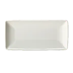 image of Steelite 11070618 Taste Rectangle Platter, 8.0" x 4.0" China, Vitrified, Oven Safe 530°F - 6/Case