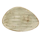 image of Steelite 11310501 Green 14.63" x 1.88" Ceramic Plate, Narrow Rim, Oven Safe to 530°F - 6/Case