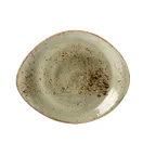 image of Steelite 11310521 China Plate - 10.0" Green Ceramic, Narrow Rim, Oven Safe To 530°F - 1 Dozen