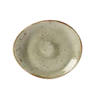image of Steelite 11310522 - 6" Green Craft China Plate, Vitrified Ceramic, Oven Safe to 530°F - 1 Dozen