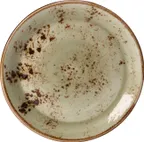 image of Steelite 11310565 - Green 11.75" Ceramic Plate, Coupe Rim, Round Vitrified, Oven Safe 530°F, 1 Dozen