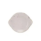 image of Steelite 11550316 Round Earred Au Gratin Dish, 19 oz (7.5"×6"×1.88") White Oven Safe 530°F - 1 Dozen