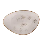 image of Steelite 11550501 White FreeForm Ceramic Plate 14.6×9.6×1.9" NarrowRim Vitrified 530°F Safe - 6/Case