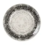 image of Steelite 11720544 - Coupe Plate, 11.0" x 0.75" Ceramic, Petra Graphite, Vitrified - 1 Dozen