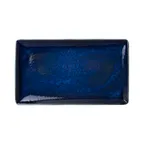image of Steelite 12010556 Rect Tray – 13.0" x 7.5" Vesuvius Lapis Ceramic, Oven Safe to 530°F – 6/Case