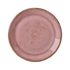 image of Steelite 12100566 10" Round Ceramic Plate Raspberry Coupe Rim Vitrified Oven Safe to 530°F - 1 Dozen