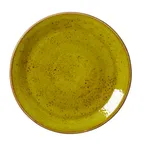 image of Steelite 12110566 - 10" Apple Round Coupe Rim Plate, Vitrified Ceramic, Oven Safe to 530°F, 1 Dozen