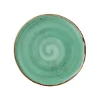 image of Steelite 12130636 Stack Plate, 10" Round Aqua Ceramic, Vitrified, Oven Safe to 530°F 275°C - 1 Dozen