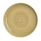 image of Steelite 12160634 Coupe Plate, 10" Round Vitrified China, Yellow Amari Dijon - 1 Dozen