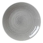 image of Steelite 1402X0065 - Coupe Plate 11.25" Grey Ceramic, Alumina-Vitrified, 530°F Oven Safe - 1 Dozen