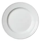 image of Steelite 1403X0101 China Plate – 11.25" Round Ceramic, Bead, Oven Safe to 530°F - 6/Case