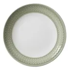 image of Steelite 1404X0103 Coupe Plate – 11.25" Round Sage Ceramic, Vitrified, Oven Safe 530°F - 6/Case