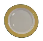 image of Steelite 15300211 Round Plate 9.0" x 0.875", Yellow Rio Vitrified Oven Safe to 530°F/275°C - 24/Case