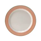 image of Steelite 15320211 Slimline Plate, 9.0" x 0.875", Round Pink, Vitrified, Oven Safe 530°F - 24/Case