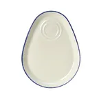 image of Steelite 17100360 Combi Tray, 11" x 1" Dapple Blue China, Vitrified, Oven Safe to 530°F - 1 Dozen