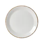 image of Steelite 17140568 - 6.0" x 0.5" Brown Coupe Rim China Plate,Rustic Revival,Oven Safe 530°F - 36/Case