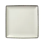 image of Steelite 17560553 Square Plate, 10.5" x 10.5" Charcoal Dapple, China, Oven Safe to 530°F - 6/Case