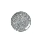 image of Steelite 17600568 Coupe Plate, 6" Ceramic, Ink Crackle Black, Vitrified, Oven Safe 530°F - 1 Dozen