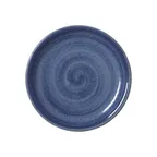 image of Steelite 17770567 - 8" Coupe Rim China Plate, Bluestone Finish, Ceramic, Oven Safe 530°F - 1 Dozen