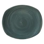 image of Steelite 17780579 Spice Plate, 12" Oval Jade Ceramic, Oven Safe to 530°F, 12 per case - 1 Dozen